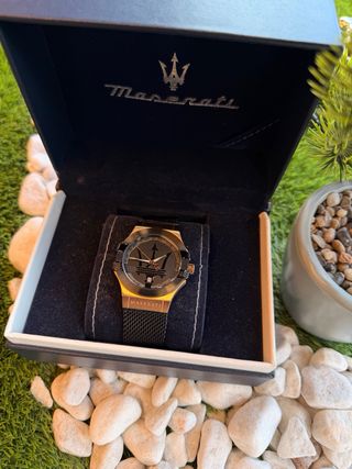 Reloj Maserati Potenza Negro/Oro Rosa