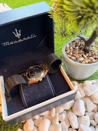 Reloj Maserati Potenza Negro/Oro Rosa