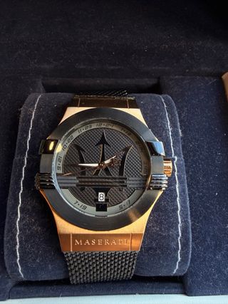 Reloj Maserati Potenza Negro/Oro Rosa
