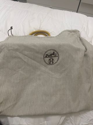 Bolso Piel Amarillo Estilo Hermes