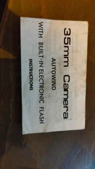 Cámara Analógica Canon Negra