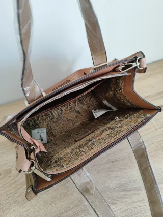 Bolso rosa marrón de mujer sweet candy