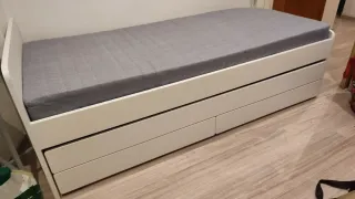 Habitación juvenil blanca Ikea