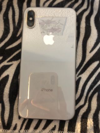 iPhone X plata 256GB