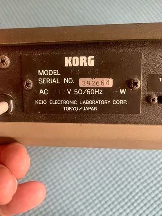 Korg Rhythm 55B Caja de Ritmos Vintage