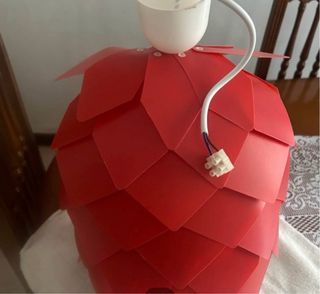 Lámpara de techo escamas naranja