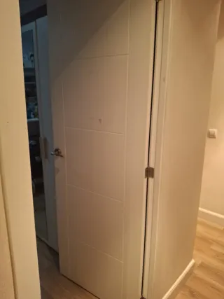 9 Puertas Blancas (2 con cristales y 7 ciegas)