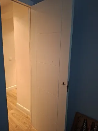 9 Puertas Blancas (2 con cristales y 7 ciegas)