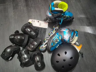 Patines en línea y protecciones infantiles