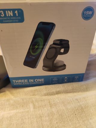Cargador Inalámbrico 3 en 1 Magnético
