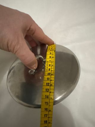 Coperchio in acciaio inox vintage