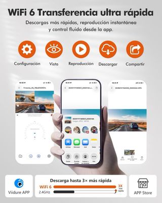 NUEVO! (97€) Dashcam 4.5K+2K Delantera y Trasera