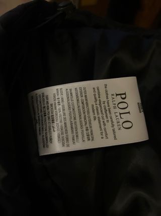 Chaqueta Ralph Lauren Talla M Negra