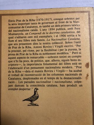 La nacionalitat catalana, d'Enric Prat de la Riba,