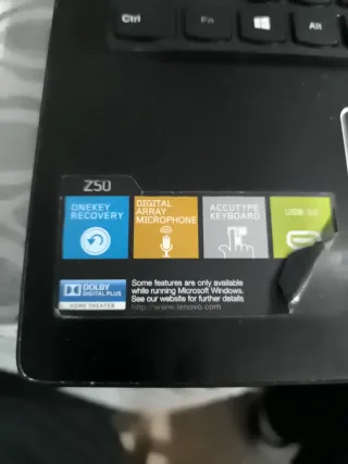 Portátil Lenovo Negro