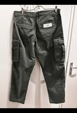Pantalón Cargo Kaki Zara Men Talla 42
