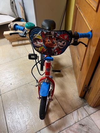 Bicicleta Patrulla Canina Roja