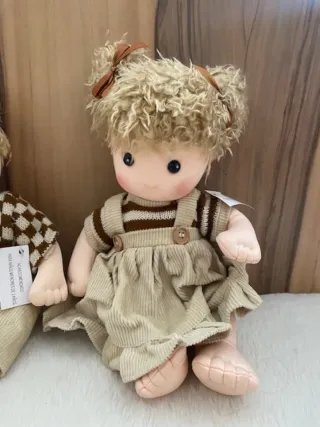 Pareja de Muñecos de tela años 80-90