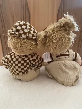 Pareja de Muñecos de tela años 80-90