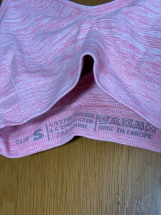 Top deportivo Prozis rosa talla S
