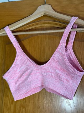 Top deportivo Prozis rosa talla S