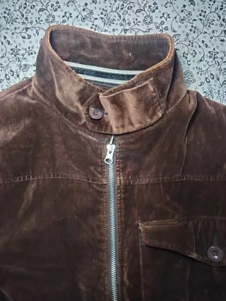 Chaqueta vintage marrón terciopelo