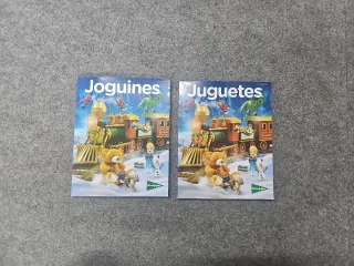 2 catálogos juguetes el corte ingles 2 idiomas