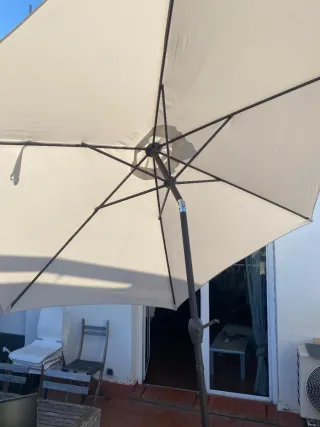 Sombrilla de terraza Beige