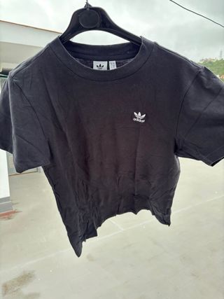 Camiseta Adidas Azul Mujer