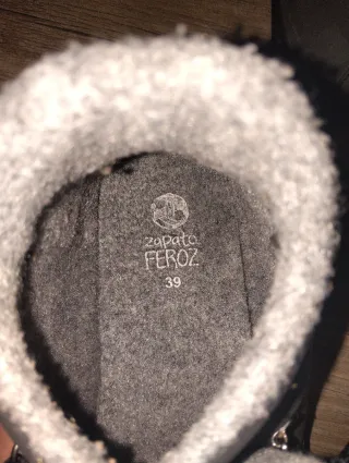 Botas barefoot negras con forro