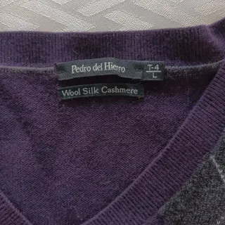Jersey Pedro del Hierro Hombre Morado/Gris