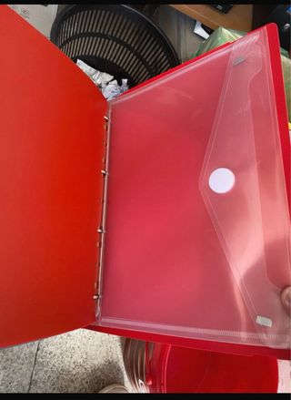 Raccoglitore ad anelli Grafoplas A4 rosso