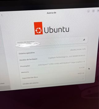 PC Sobremesa Ryzen 5 PRO 3350G - 8GB - SDD 480GB