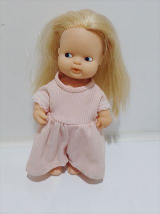 Muñeca Barriguitas rubia con vestido