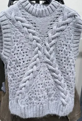 Chaleco punto Zara Talla S