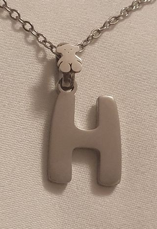 Colgante TOUS Oso con letra H