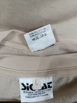 Sudadera SIgcat cuello redondo talla L
