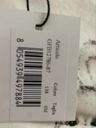 Tuta tg 6 mesi neonato GF Ferre