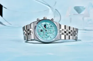 Reloj BENYAR Hombre Plata y Turquesa