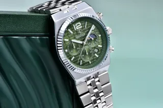 Reloj BENYAR Hombre Verde y Plateado