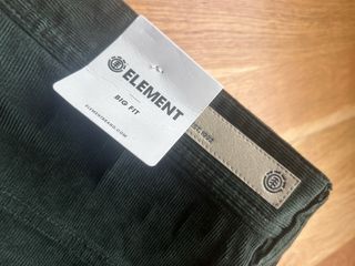 Pantalón baggy Element verde