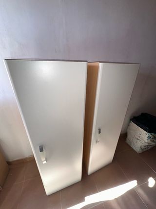 Mueble modular habitación madera natural/blanco