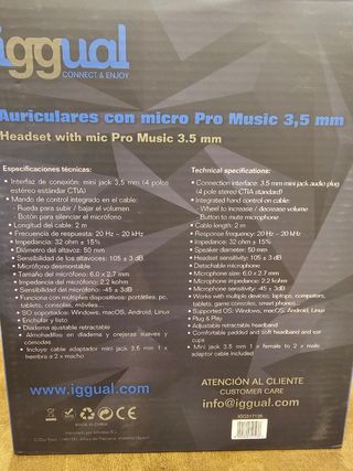 Auriculares IGGUAL connec & Enjoy pro