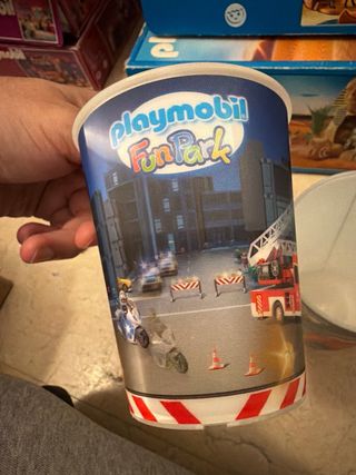 Vasos Playmobil Bomberos