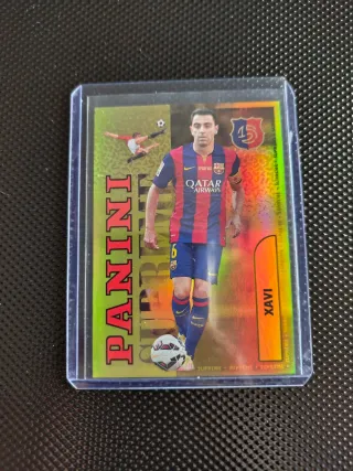 Cromo Xavi Hernández Supreme Panini Club