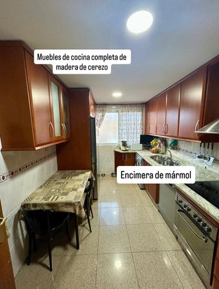 Muebles de Cocina Madera Maciza de Cerezo