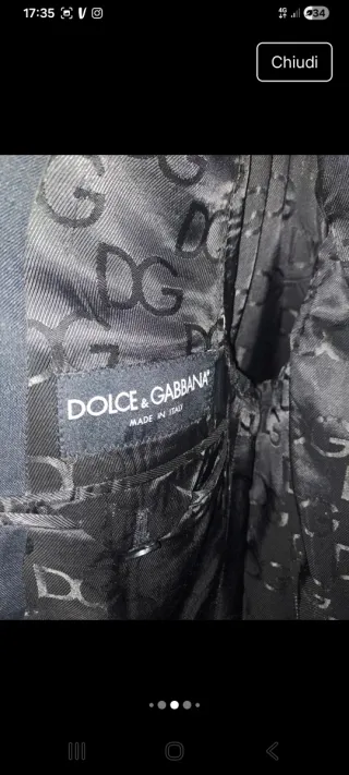 Giacca Blazer Uomo Dolce & Gabbana Nero