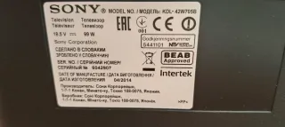 Televisor Sony Bravia, 43'' y Fire Stick de Amazon