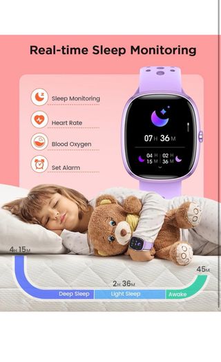 Reloj Inteligente Infantil Morado