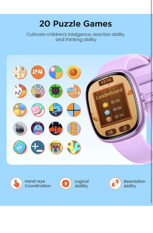 Reloj Inteligente Infantil Morado